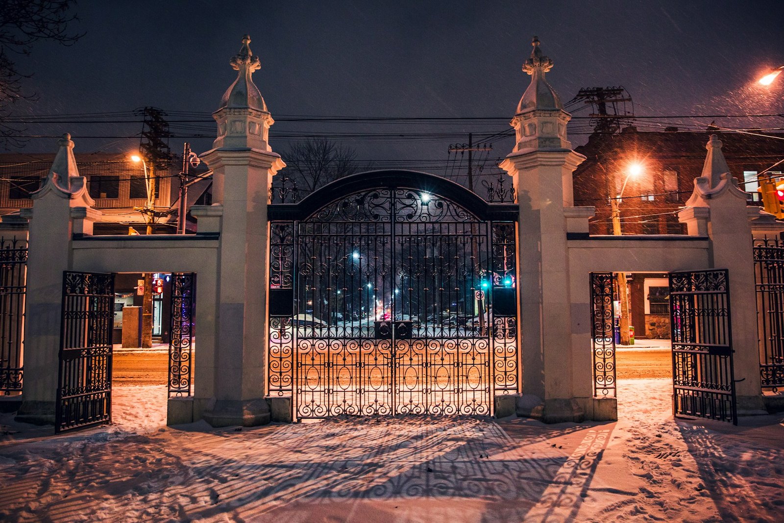 iron fence gate